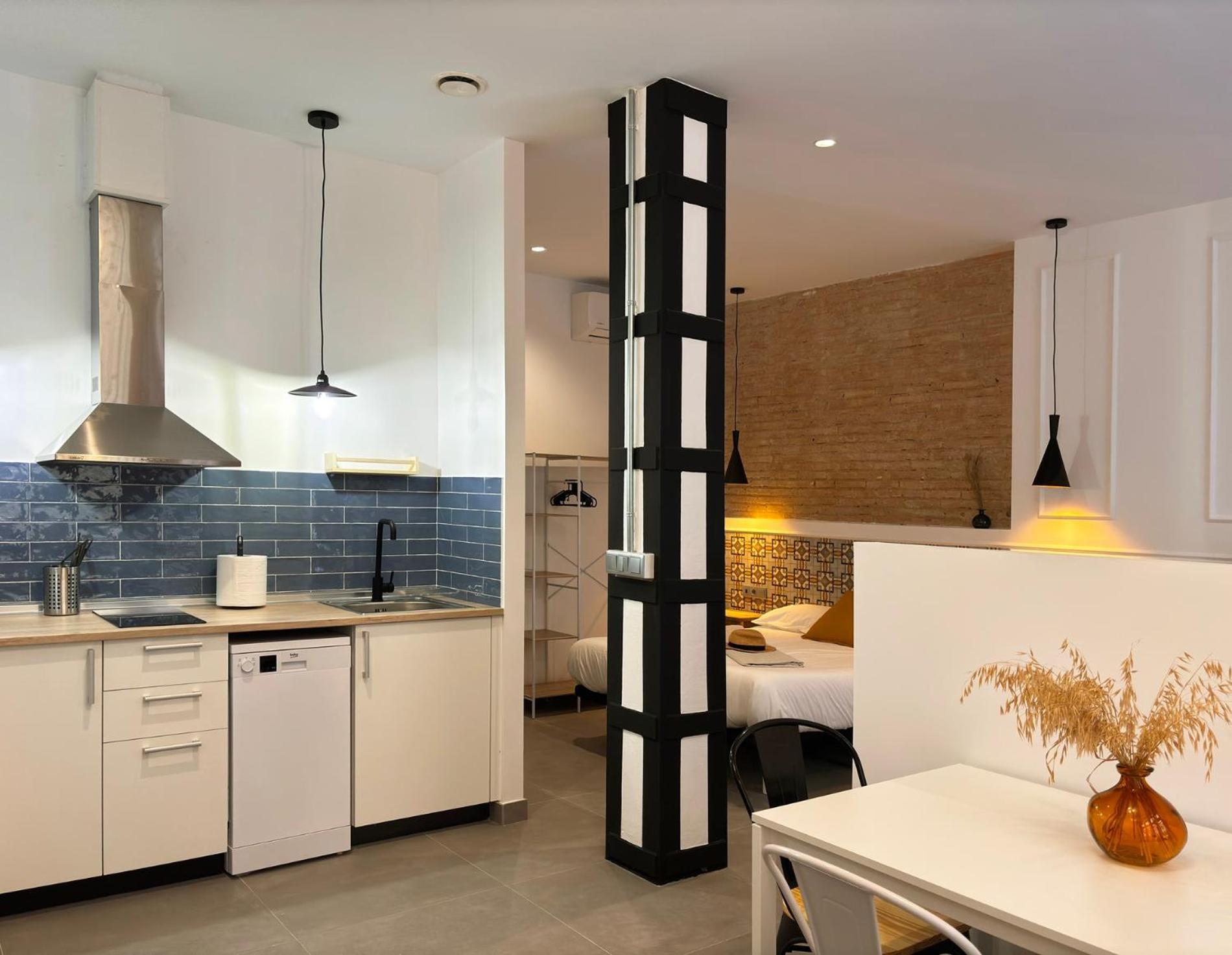 Maritime Apartamentos Cabanal Valencia Bagian luar foto